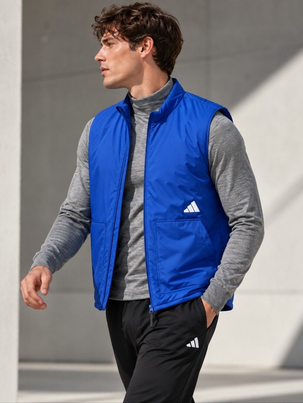 NWOT Adidas Blue Vest